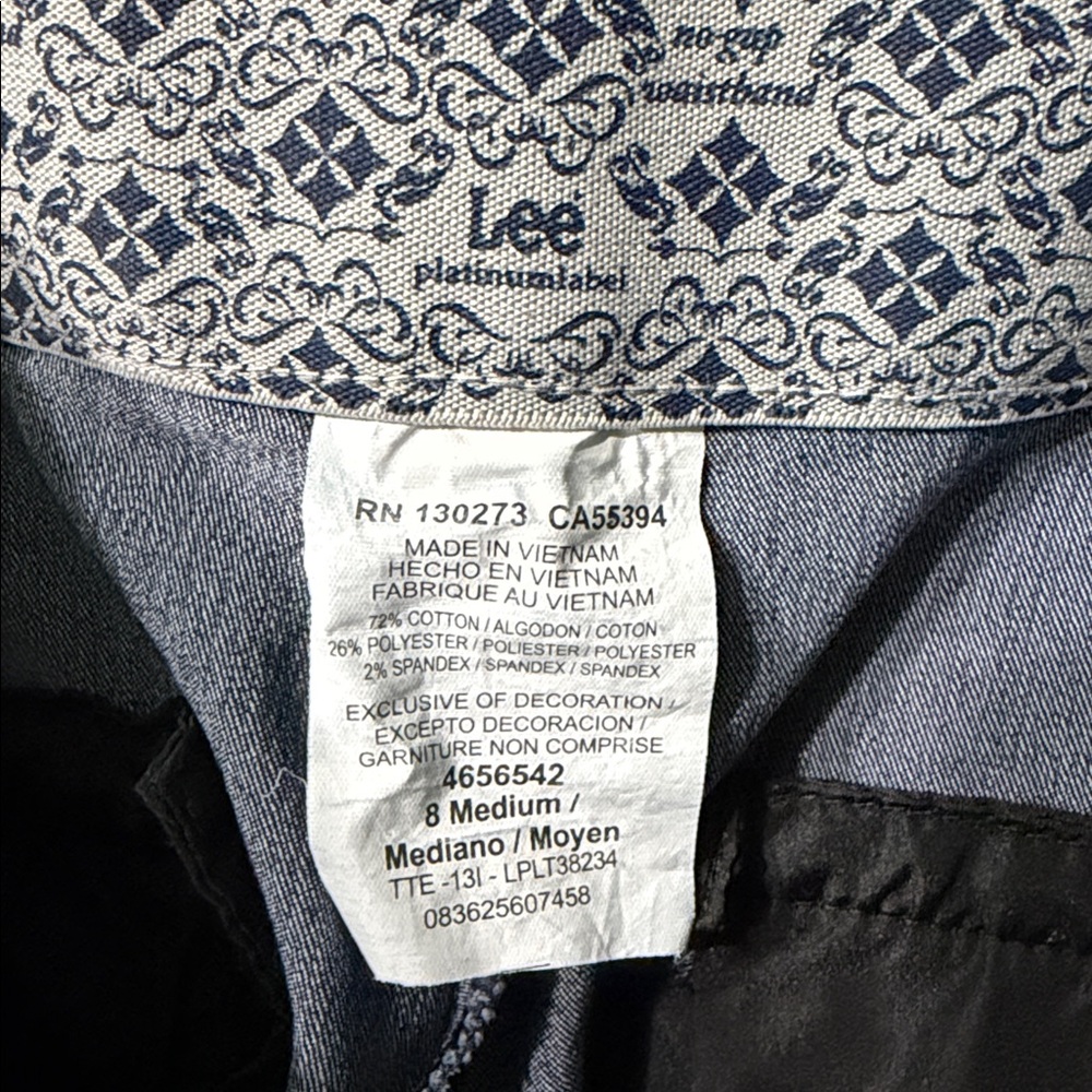 Lee platinum label, no-gap waistband jeans, women’s size 8 medium - Picture 5 of 5